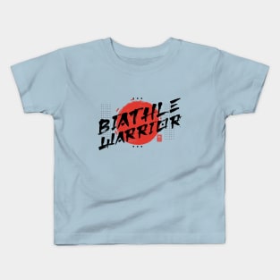 Oriental Brush Biathle Warrior Kids T-Shirt